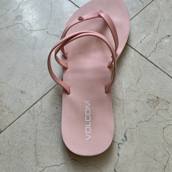 Volcom Pink Easy Breezy LI Flip Flop Sandles - Picture 4 of 6